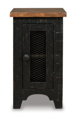 Ashley Valebeck Black Brown Chairside End Table