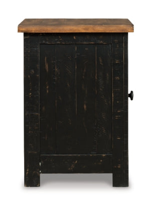 Ashley Valebeck Black Brown Chairside End Table