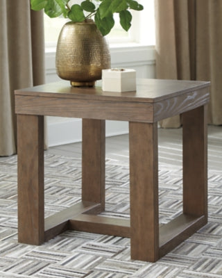 Ashley Cariton Gray End Table