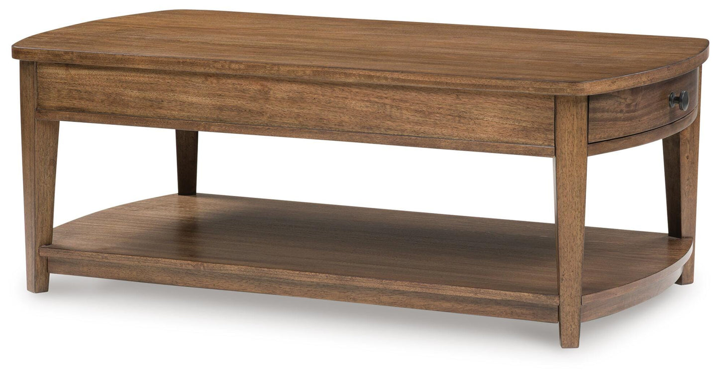Ashley Burkbyer Brown Coffee Table