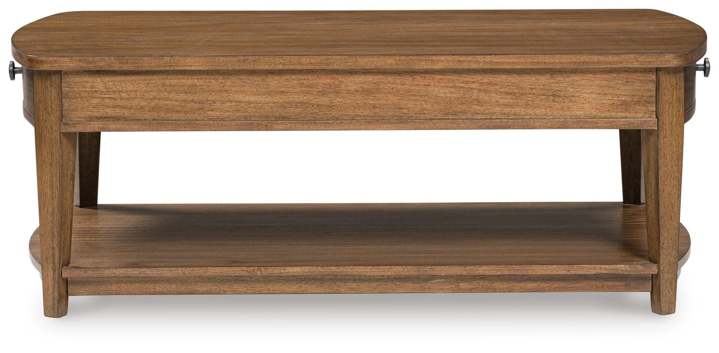 Ashley Burkbyer Brown Coffee Table