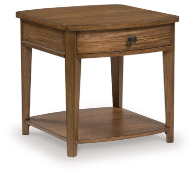 Ashley Burkbyer Brown End Table