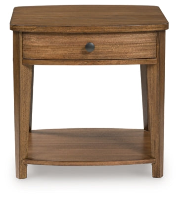 Ashley Burkbyer Brown End Table
