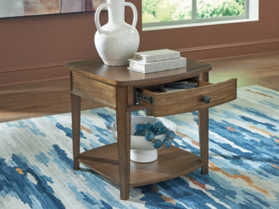 Ashley Burkbyer Brown End Table