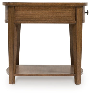 Ashley Burkbyer Brown End Table