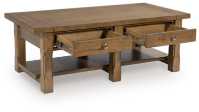 Ashley Vandenmore Medium Brown Coffee Table