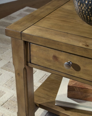 Ashley Vandenmore Medium Brown End Table