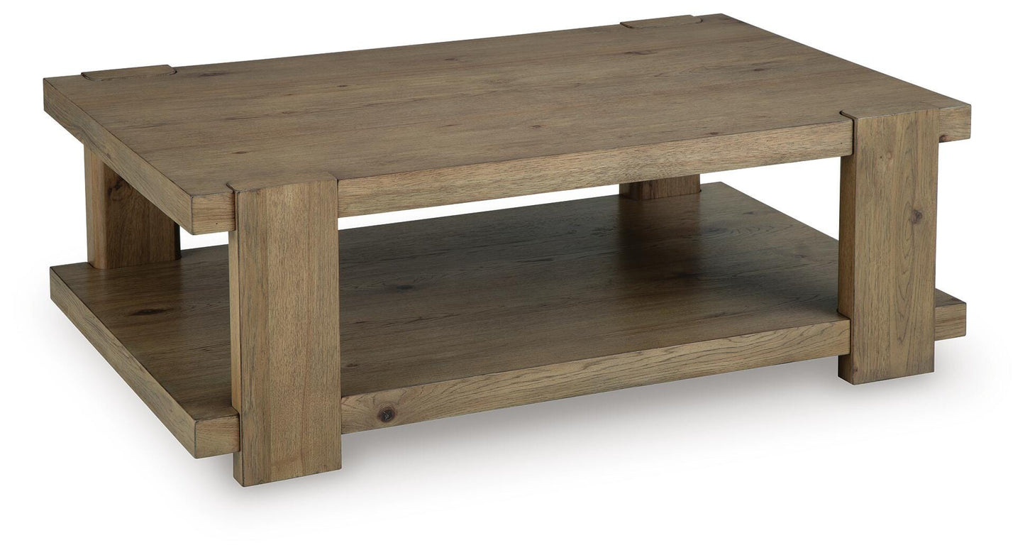Ashley Flangren Light Brown Coffee Table