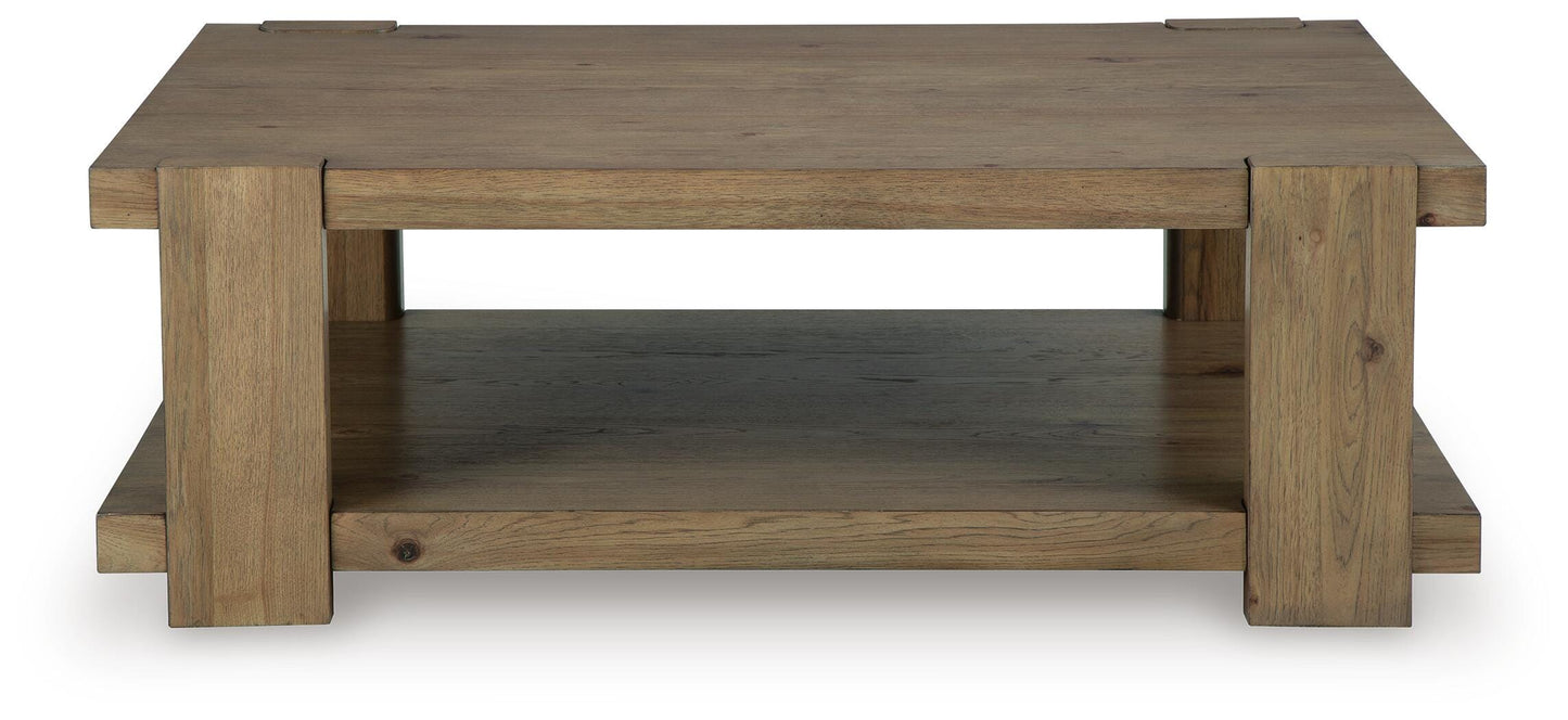 Ashley Flangren Light Brown Coffee Table