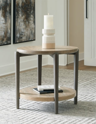 Ashley Dyonton Light Grayish Brown End Table
