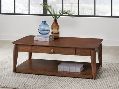 Ashley Trenmour Medium Brown Coffee Table