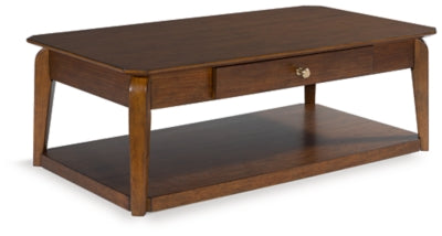 Ashley Trenmour Medium Brown Coffee Table