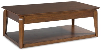 Ashley Trenmour Medium Brown Coffee Table