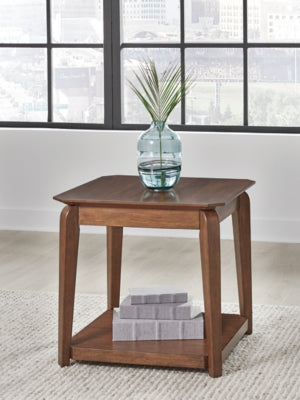 Ashley Trenmour Medium Brown End Table