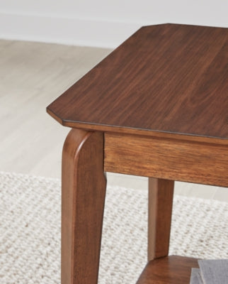 Ashley Trenmour Medium Brown End Table