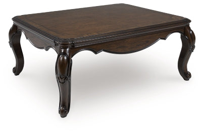 Ashley Maylee Dark Brown Coffee Table