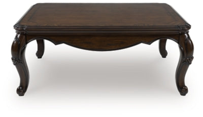 Ashley Maylee Dark Brown Coffee Table