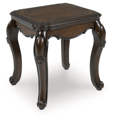 Ashley Maylee Dark Brown End Table