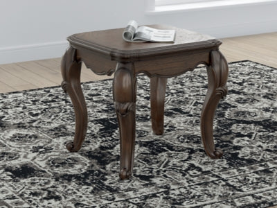Ashley Maylee Dark Brown End Table