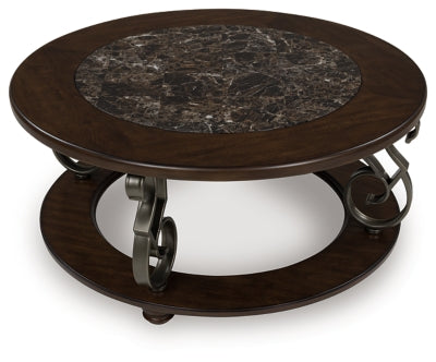 Ashley Frallyn Dark Brown Coffee Table