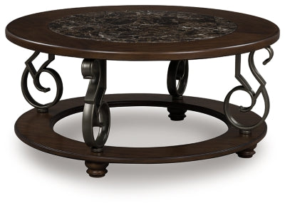 Ashley Frallyn Dark Brown Coffee Table