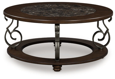 Ashley Frallyn Dark Brown Coffee Table