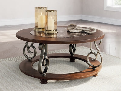 Ashley Frallyn Dark Brown Coffee Table