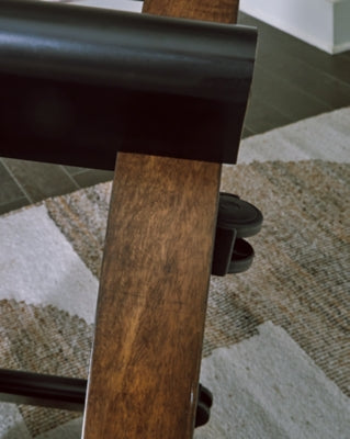 Ashley Kraeburn Brown Black Coffee Table