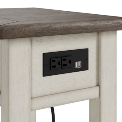 Ashley Bolanburg Two-tone Chairside End Table