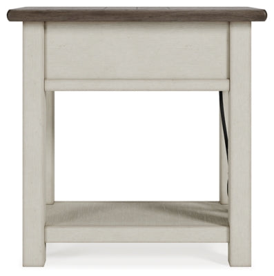 Ashley Bolanburg Two-tone Chairside End Table