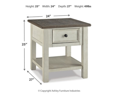 Ashley Bolanburg Two-tone End Table