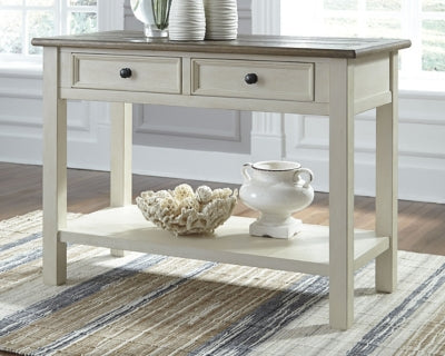 Ashley Bolanburg Two-tone Sofa/Console Table