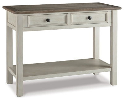 Ashley Bolanburg Two-tone Sofa/Console Table