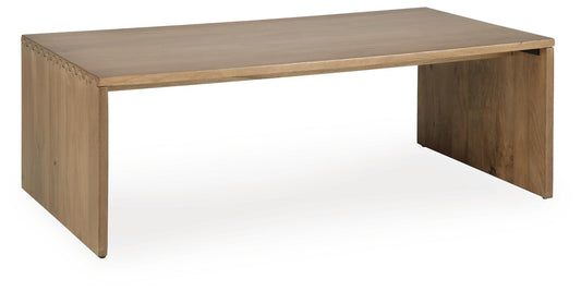 Ashley Ella Grove Rich Brown Coffee Table