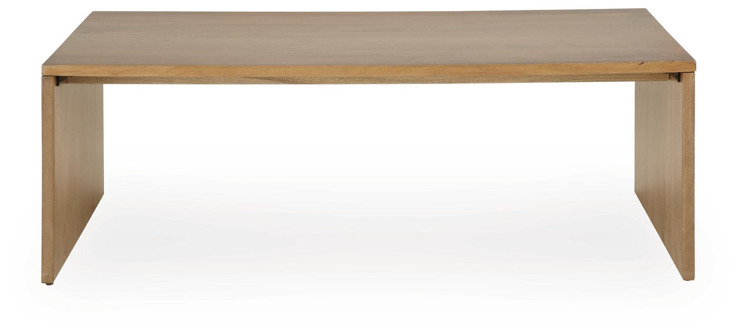 Ashley Ella Grove Rich Brown Coffee Table