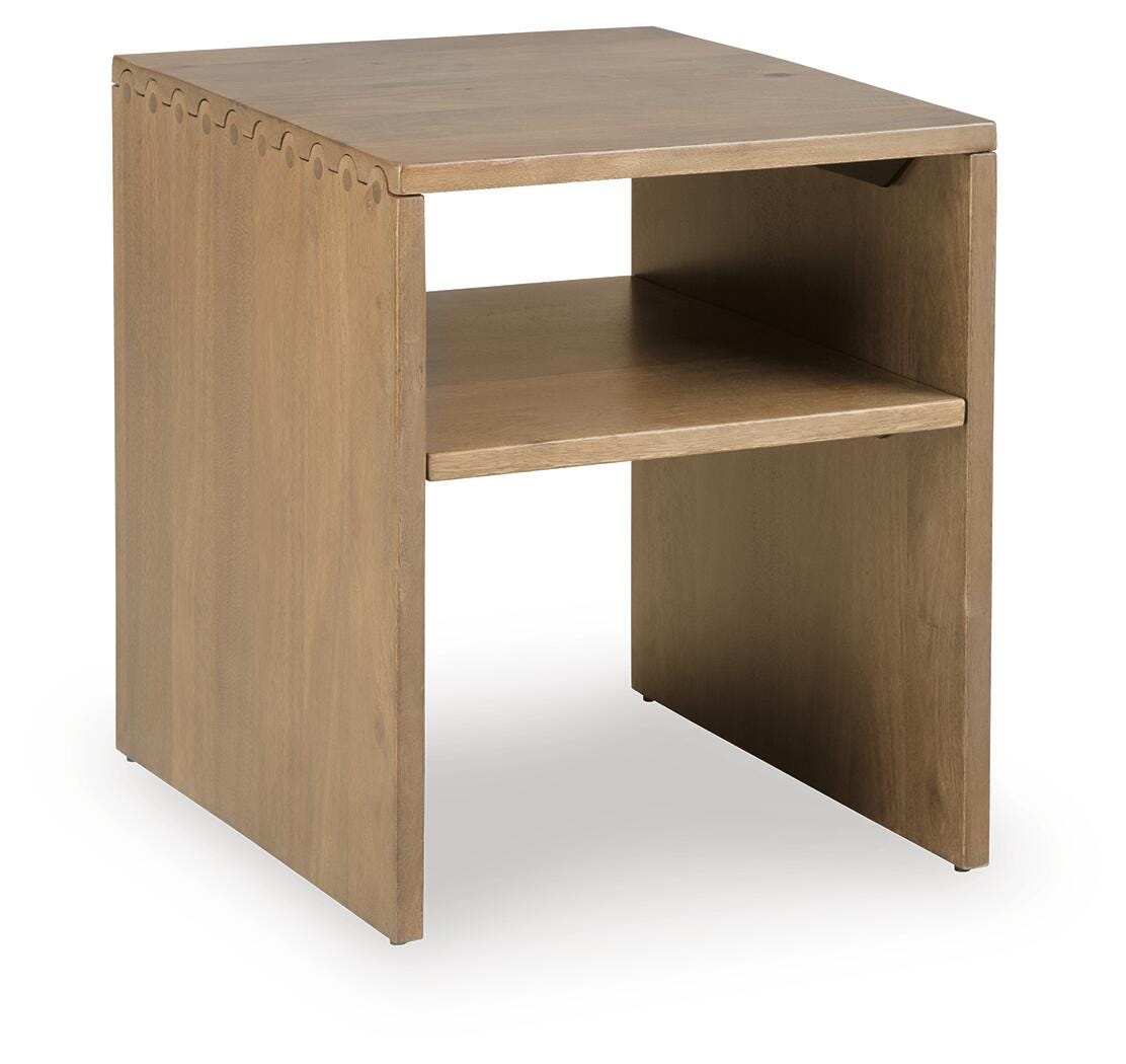 Ashley Ella Grove Rich Brown End Table