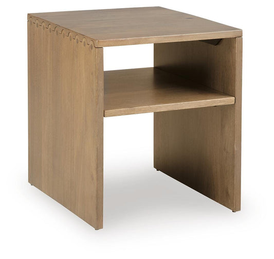 Ashley Ella Grove Rich Brown End Table