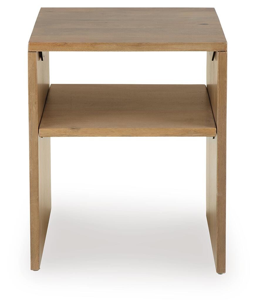 Ashley Ella Grove Rich Brown End Table