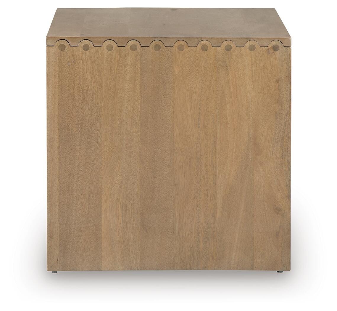 Ashley Ella Grove Rich Brown End Table