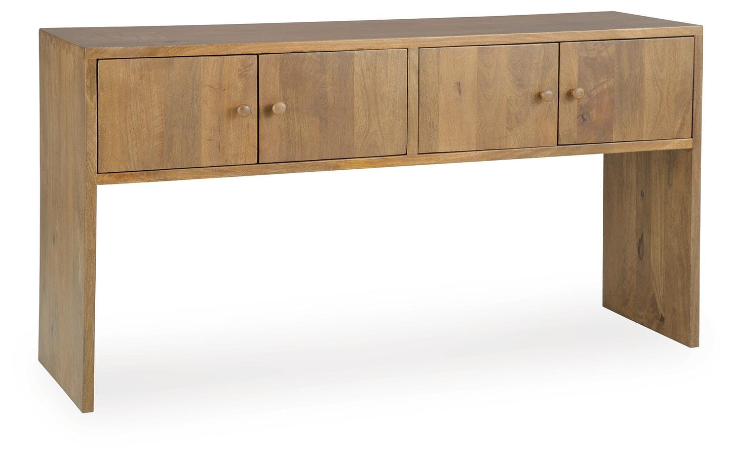 Ashley Ella Grove Rich Brown Console