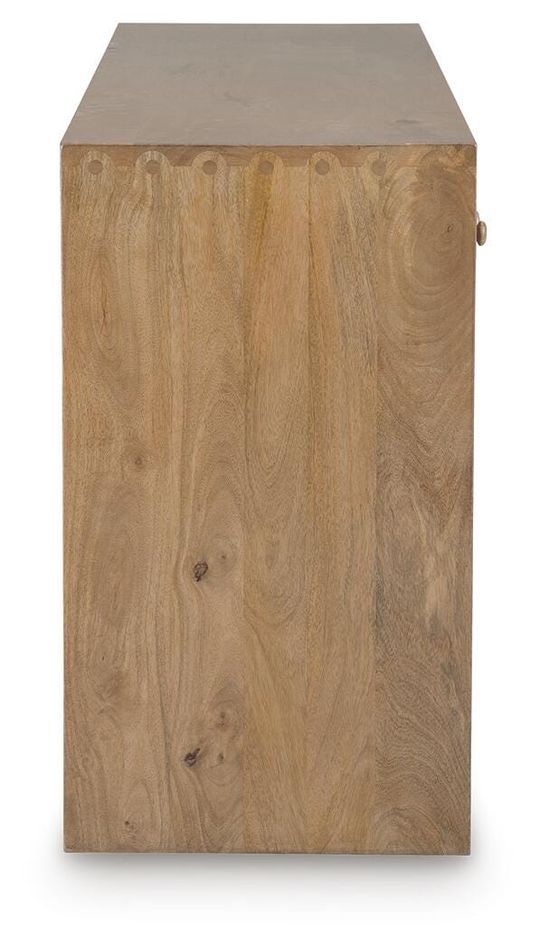 Ashley Ella Grove Rich Brown Console
