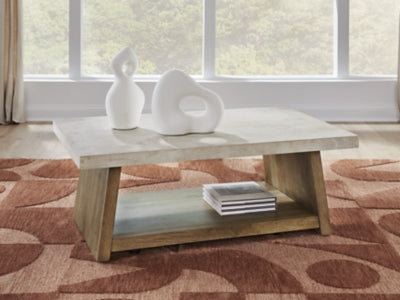 Ashley Brendalhouse Light Brown Coffee Table