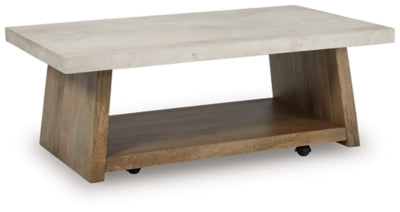Ashley Brendalhouse Light Brown Coffee Table