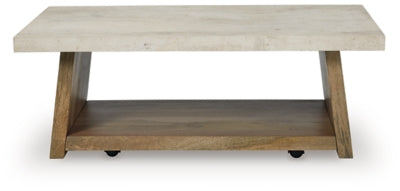 Ashley Brendalhouse Light Brown Coffee Table