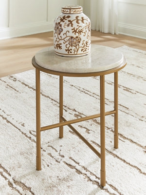 Ashley Alben Antique Gold End Table