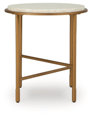 Ashley Alben Antique Gold End Table
