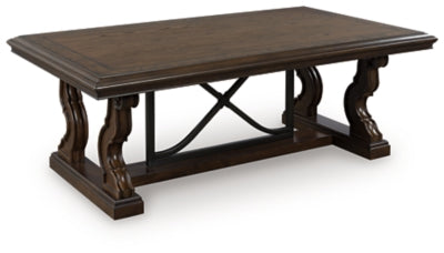 Ashley Maylee Dark Brown Coffee Table