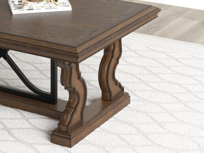 Ashley Maylee Dark Brown Coffee Table