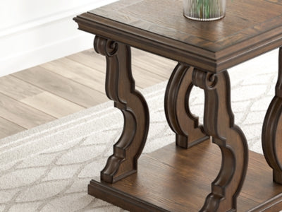 Ashley Maylee Dark Brown End Table
