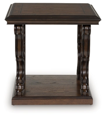 Ashley Maylee Dark Brown End Table